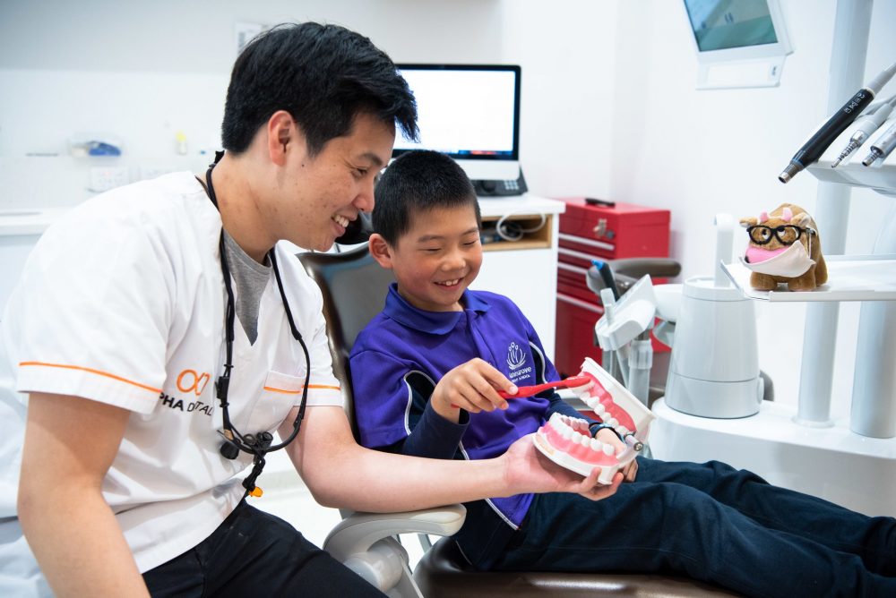 we teach children good dental habits for the future